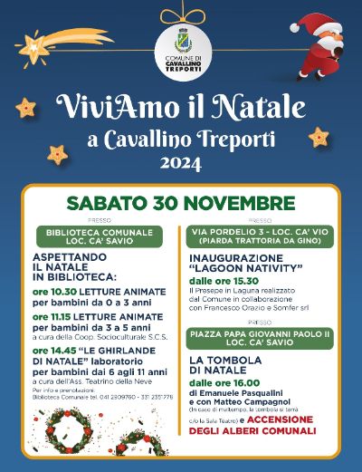 Locandina Sabato 30 novembre