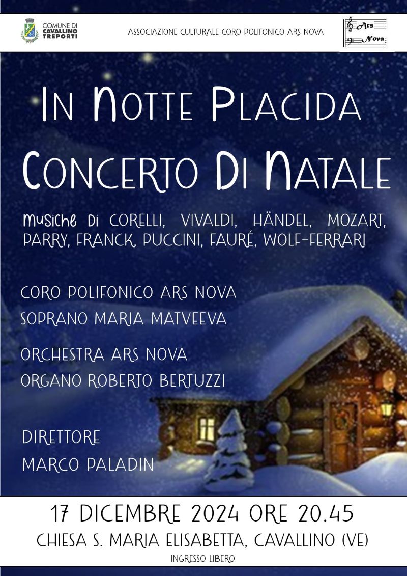 Locandina 17 dicembre concerto in notte placida