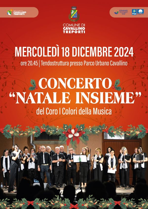 Locandina Concerto Cantiamo Insieme 18 dicembre 2024