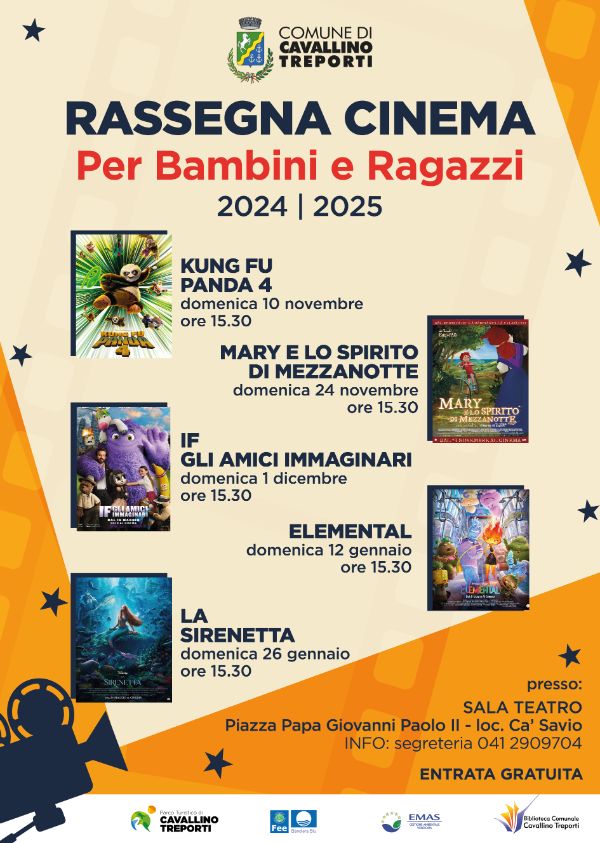 Rassegna Cinema bambini e ragazzi