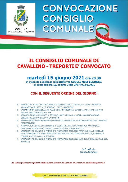 Consiglio Comunale  locandina